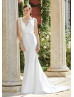 Beaded Ivory Mikado Wedding Dress With Detachable Belt